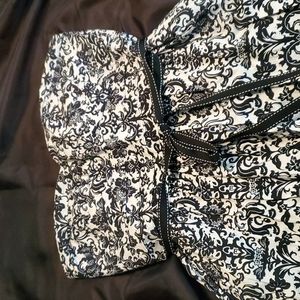 Trixxi black and white dress